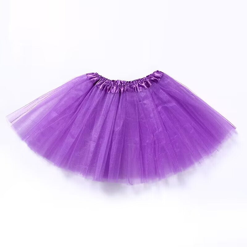 Tutu Skirt Women Girls 80s Vintage Ballet Dance Skirt Layered Short Mini Skirt Vintage Petticoat Layered Mesh Ballet Underskirt