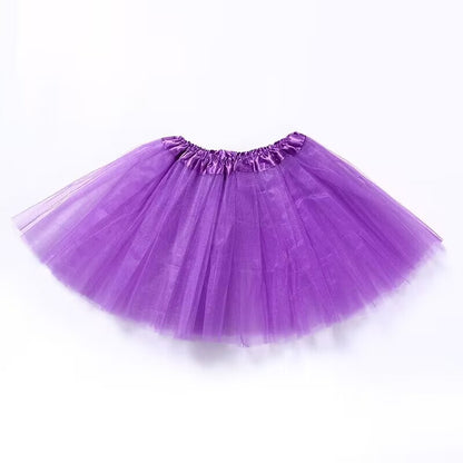 Tutu Skirt Women Girls 80s Vintage Ballet Dance Skirt Layered Short Mini Skirt Vintage Petticoat Layered Mesh Ballet Underskirt