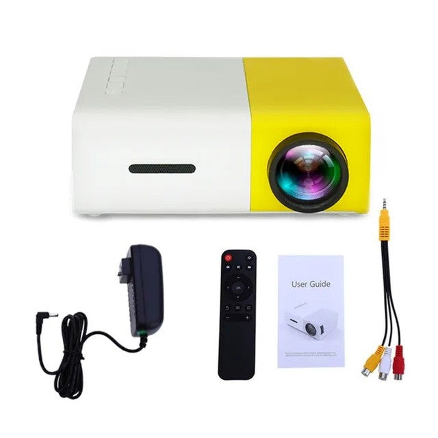 Mini Projetor Portátil YG300 LED Externo Mini HD 1080P Projetor Móvel Projetor Infantil Mini Projetor Portátil Ultraclaro