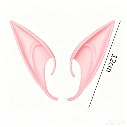 Halloween Elf Ears Latex Simulation Ears Props Fairy Angel Cosplay Mask Halloween Costume Accessories Mascaras Halloween Party