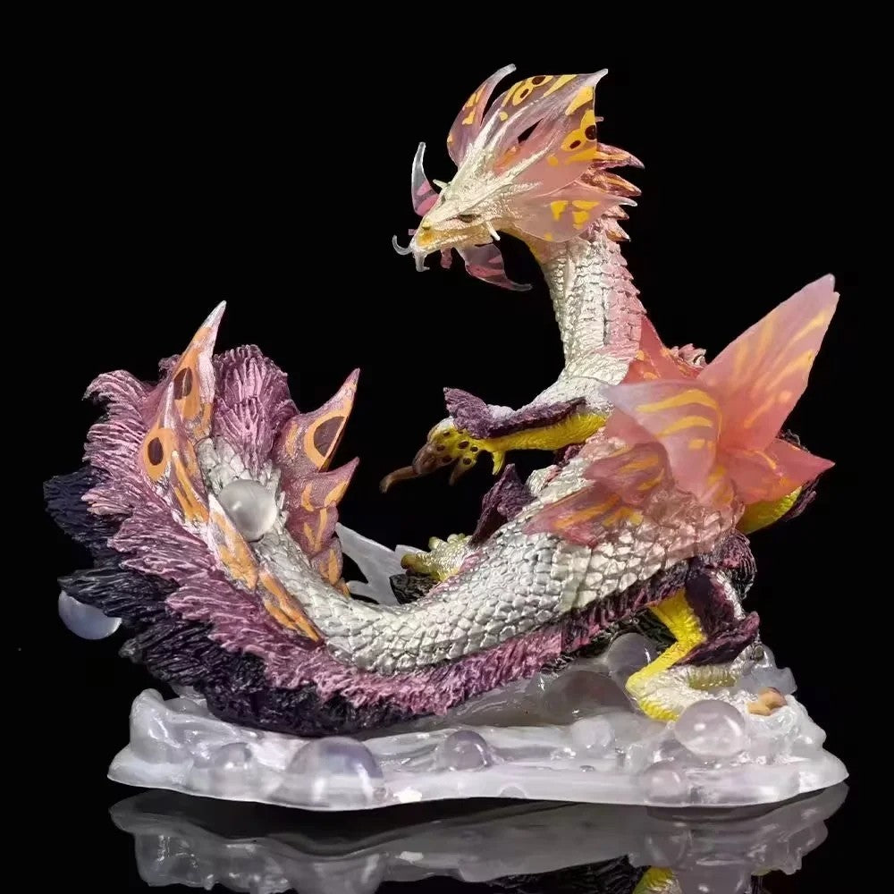 Figura de Dragão de Jogo Monster Hunter de 17CM Mizutsune Zinogre Monstros Nergigante Iceborne Velkhana Zinogre Figura de Ação de PVC Brinquedo