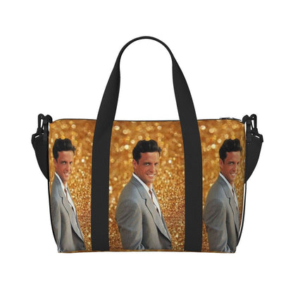 El Sol De Mexico Luis Miguel Beach Travel Bag Large Capacity Tote Bags for Gym Sport Women Shopping Duffle Shoulder Bag