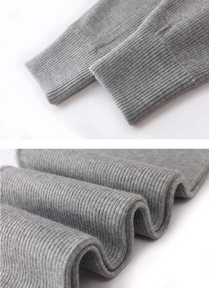 Men's Pull Wool Underwear Pants High Waisted Elastic Thermal Tights Leggings Warm Fleece Inner Wear Underpants Man Clothing