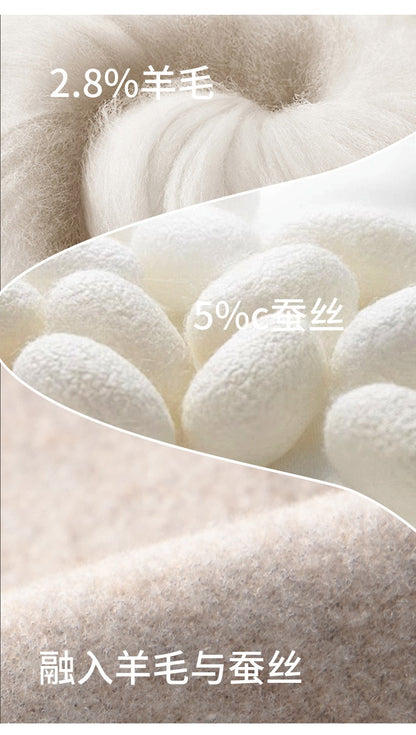 Comfortable Bamboo Fiber Thermal T Shirt Men Tank Top Wool High Quality Seamless Undershirt Winter Men's Warm Fleece Underwear