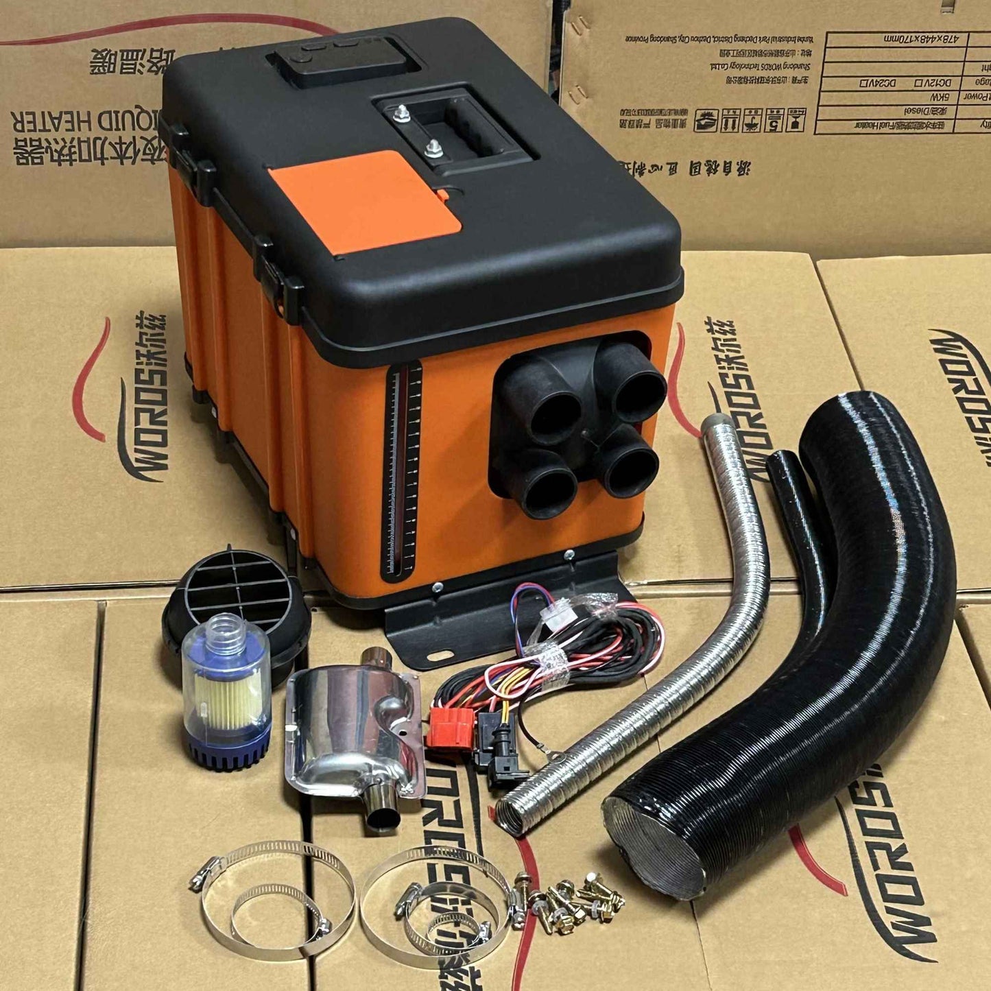2025 Hot Sale Car Air Conditioning & Diesel Heating System - 12V/24V/220V Diesel Parking Heater for Cars
