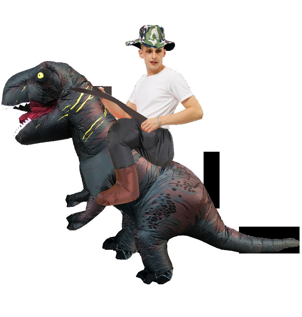 T-REX Monster Inflatable Costume Blow Up Cosplay Dinosaur Clothing Carnival Halloween Christma Dress For Man Woman Party Show