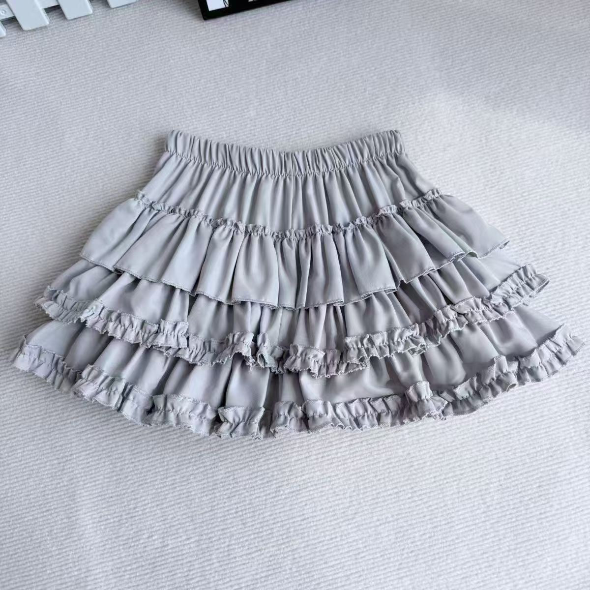 Purple Pumpkin Cake Skirt Women Y2k Short Fluffy White Lace Mini Skirts Girl's Sweet Lolita Pink A Line Pleated Skirts For Women
