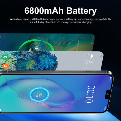 2026 Novo i16 Pro Max 6.8 polegadas HD 4K Android 14 16GB+1TB Bateria 6800mAh 4G 5G Dual SIM WiFi GPS Hot