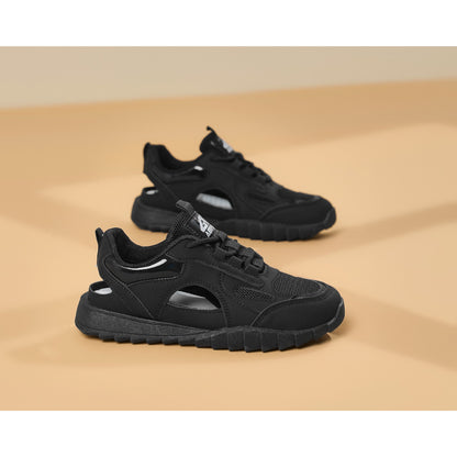 Women's Breathable Thick-Sole Casual Sneakers, Durable Outdoor Running/Walking Shoes with Fashion Design for Gym & Daily Wear