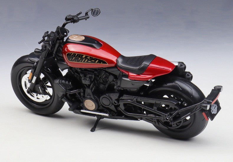 Maisto 1:12 Harley 2024 Sportster S Motocicleta Pesada Off-road Simulação Liga Modelo Brinquedo Coleção Peça de Exibição Presente