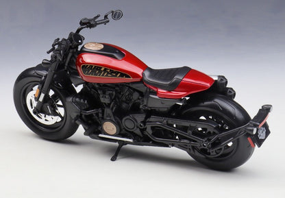 Maisto 1:12 Harley 2024 Sportster S Motocicleta Pesada Off-road Simulação Liga Modelo Brinquedo Coleção Peça de Exibição Presente