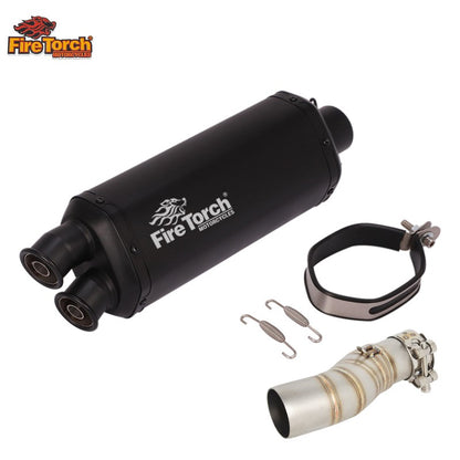 For CFMOTO 450MT 450 MT IBEX450 IBEX 450 2024 - 2027 Motorcycle Exhaust Escape Moto System Mid Link Pipe With Muffler DB Killer