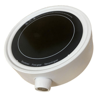 High Power Mini Electric Tea Stove, 650W Fast Heating, Knob Adjustment, Multifunction Small Hot Plate for Boiling Tea, US PLUG