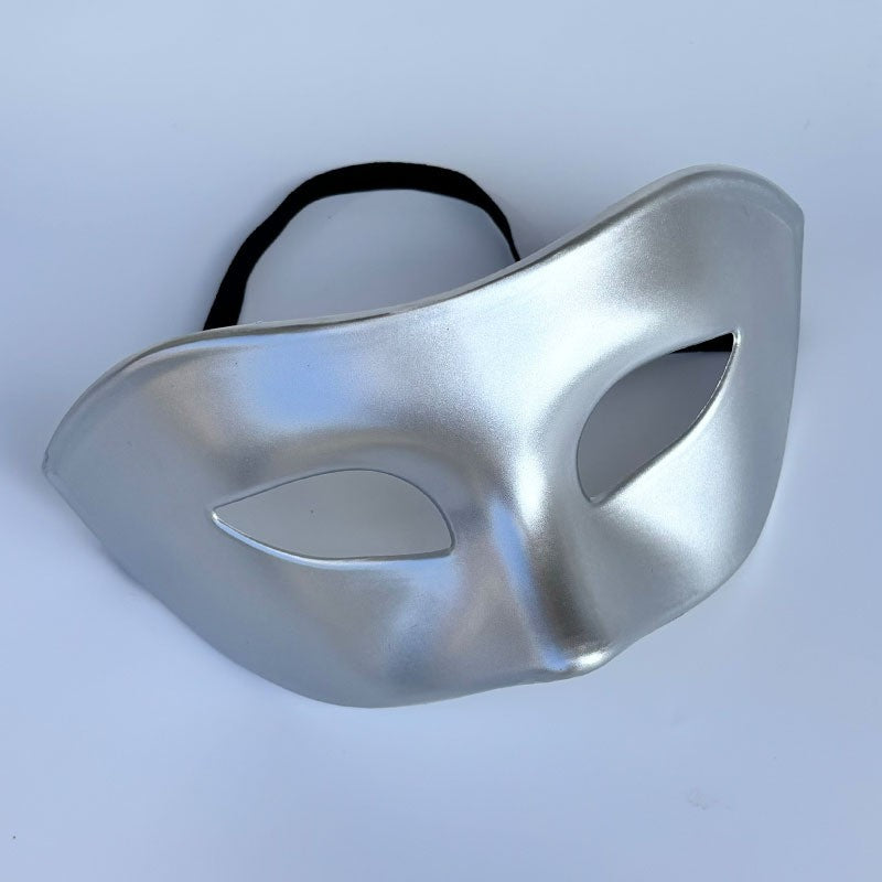 Set of 2pcs Classic Venetian Masquerade Half Face Mask, Heavy-duty material Plain Eye Mask for Men Women Couples Halloween Party