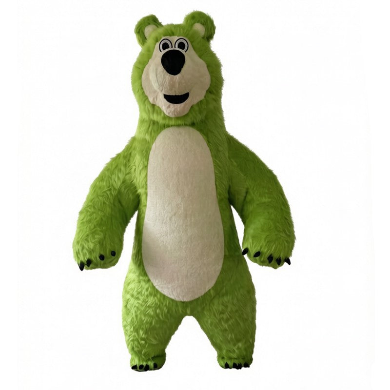Inflatable Martha Bear Brown Bear Giant Costume Adult Walking Mascot Animal Cartoon Character Strange Costume Halloween Party An
