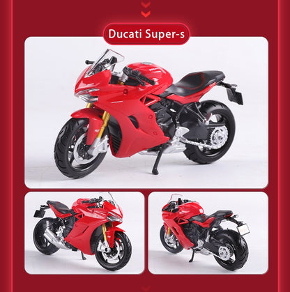 Maisto 1:18 Ducati Panigle V4 S Diavel Kawasaki Ninja H2 R Brinquedos de Modelo de Motocicleta Colecionáveis Hobbies