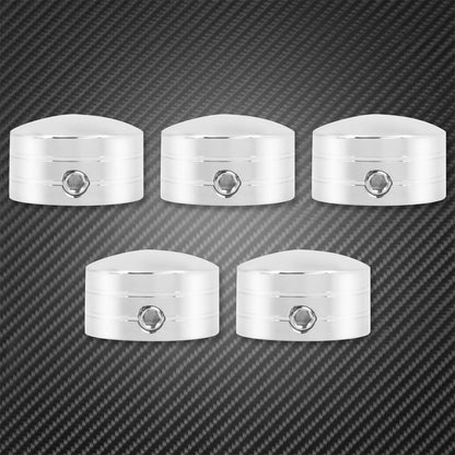 Kit de Parafusos de Coroa Traseira de Motocicleta Preto/Cromado para Harley Touring Road King Street Glide Sportster XL 883 Softail