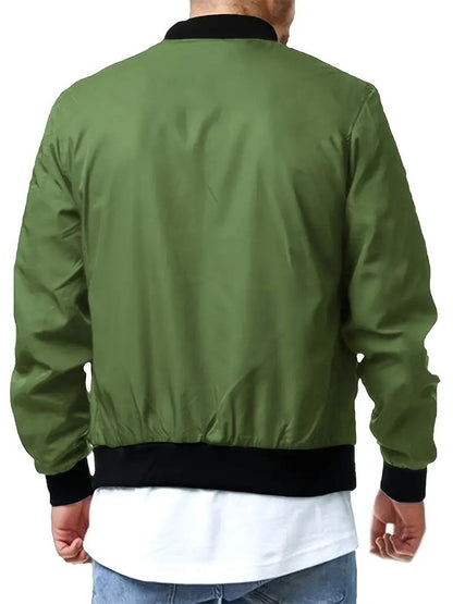 New Military Jacket Men's Slim Bomber Jacket Spring Autumn R Men Outerwear Ma-1 Aviator Pilot Air Bomber Jackes and Coat Male