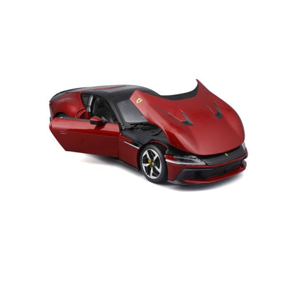 Burago 1:24 499p 83 Ferrari 12cilindri Liga de Metal Modelo de Carro em Miniatura por Fundição Coleção Simulação Ornamento Brinquedos Personalizados Presente