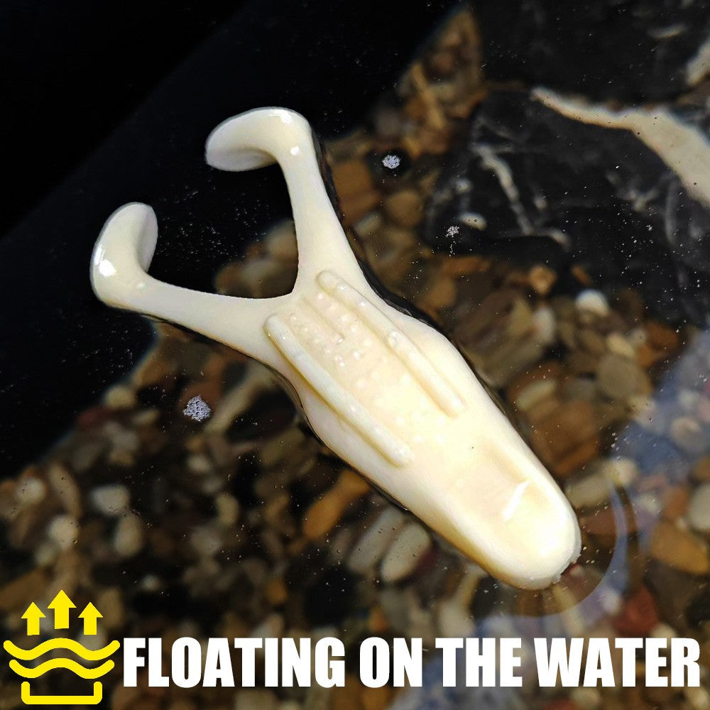 PEAK Floating Frog Topwater Lure Silicone Thunder Fishing Lure Double Propeller Soft Bait Artificial Wobbler For Fishing