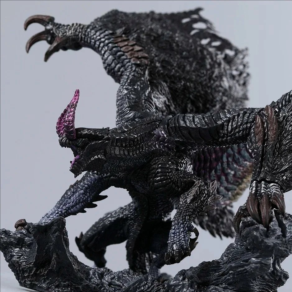 Monster Hunter Capcom Builder Cube Kushala Daora Gore Magala Boneco Colecionável Modelo Brinquedo Boneca de Mesa