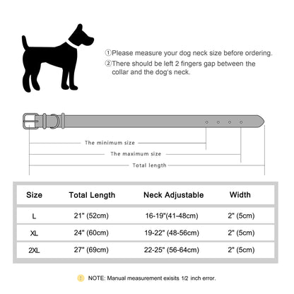 Coleira Legal Com Espinhos Para Cães De Porte Médio E Grande, Couro Genuíno, Pitbull, Bulldog, Acessórios Ajustáveis Para Animais De Estimação, Coleiras, Colar