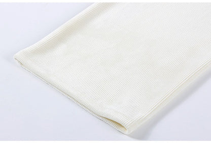 Women Wide Leg Corduroy Pants Autumn Winter Women Basic Elastic Waist Stright Long Pants Casual Female Long Pants Trousers