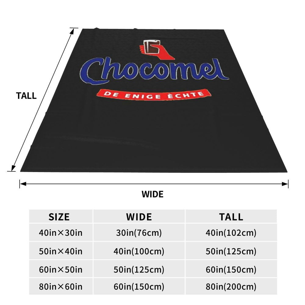 Chocomel Chocolademelk Nederland Blanket Fleece Sofa Throw Blanket Breathable for Couch Bedding Outdoor Throws Bedspread Quilt