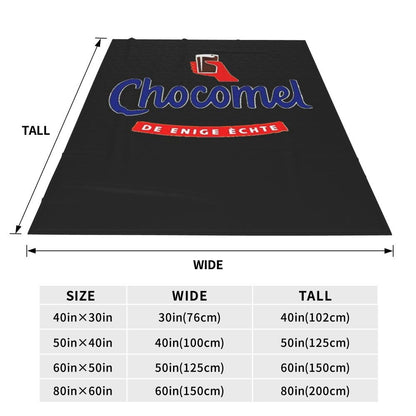 Chocomel Chocolademelk Nederland Blanket Fleece Sofa Throw Blanket Breathable for Couch Bedding Outdoor Throws Bedspread Quilt