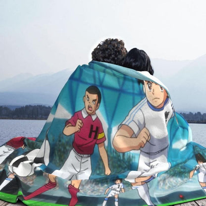 Captain Tsubasa 000428 Home Knee Blanket beach blanket Winter Blankets Thin Wadding Blanket Throw Custom blankets