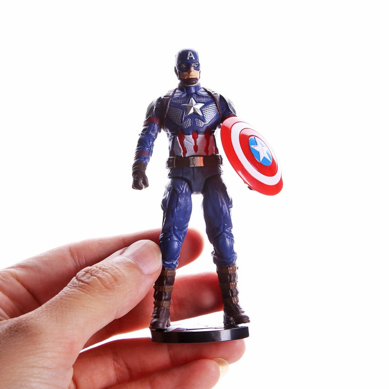 ZD Toys Vingadores Lendas Homem de Ferro Homem Aranha Thor Capitão América Thanos Hulk Máquina de Guerra Bonecos de Ação Presente