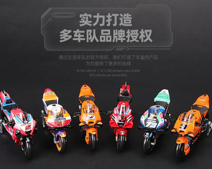 Maisto 1:18 NOVA Ducati Lenovo Team 2023 #1 Bagnaia Campeão Moto GP Corrida motocicleta de liga fundida Modelo de coleção de presente de brinquedo