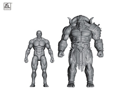 1/12 9 polegadas XesRay Fight For Glory Action Figure Combatants Wave 4 Kasos Anime Model Para Presente