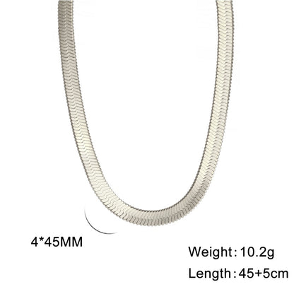 Colar Masculino Hip Hop Snake Chain Nova Moda Aço Inoxidável Cor Prata Acessórios de Joalheria Presente de Festa