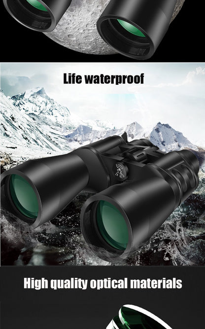 BORWOLF 10-380X100 Alta Ampliação HD Profissional Zoom Binóculos 10-60 vezes Telescópio Adequado Para Observação da Lua E Turismo