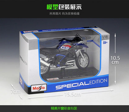 Maisto 1:18 Bmw R1200 Gs 2017 R 1200 Mock-up Alloy Motorcycle Model With Chassis