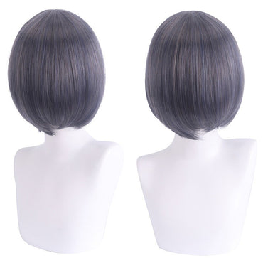 cosplay wig, face-controlling, short hair, thickened version, face-controlling style, colorful Synthetic fiber wig