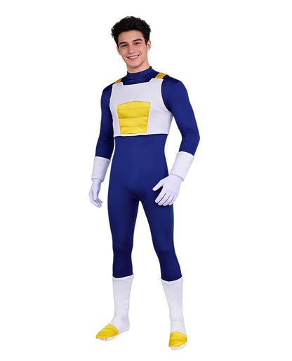 Fantasia Vegeta Cosplay Clothing Wigs Anime Super Hero Disfraz Costume Adult Men Fantasy Halloween Carnival Party Clothes