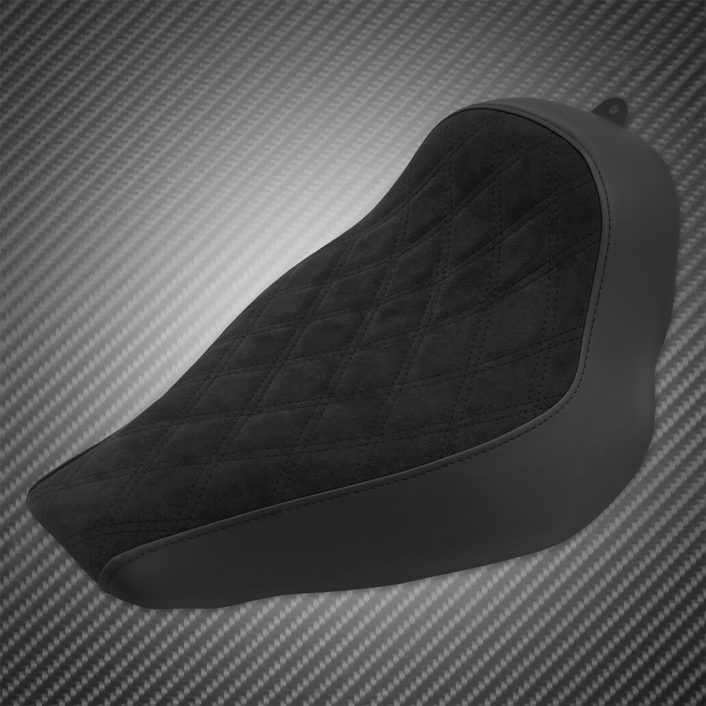 Banco Dianteiro Individual para Motocicleta com Almofada de Diamante Perfil Baixo para Harley Softail Fatboy Breakout FXBRS FXBR FLSTF 2018-2024