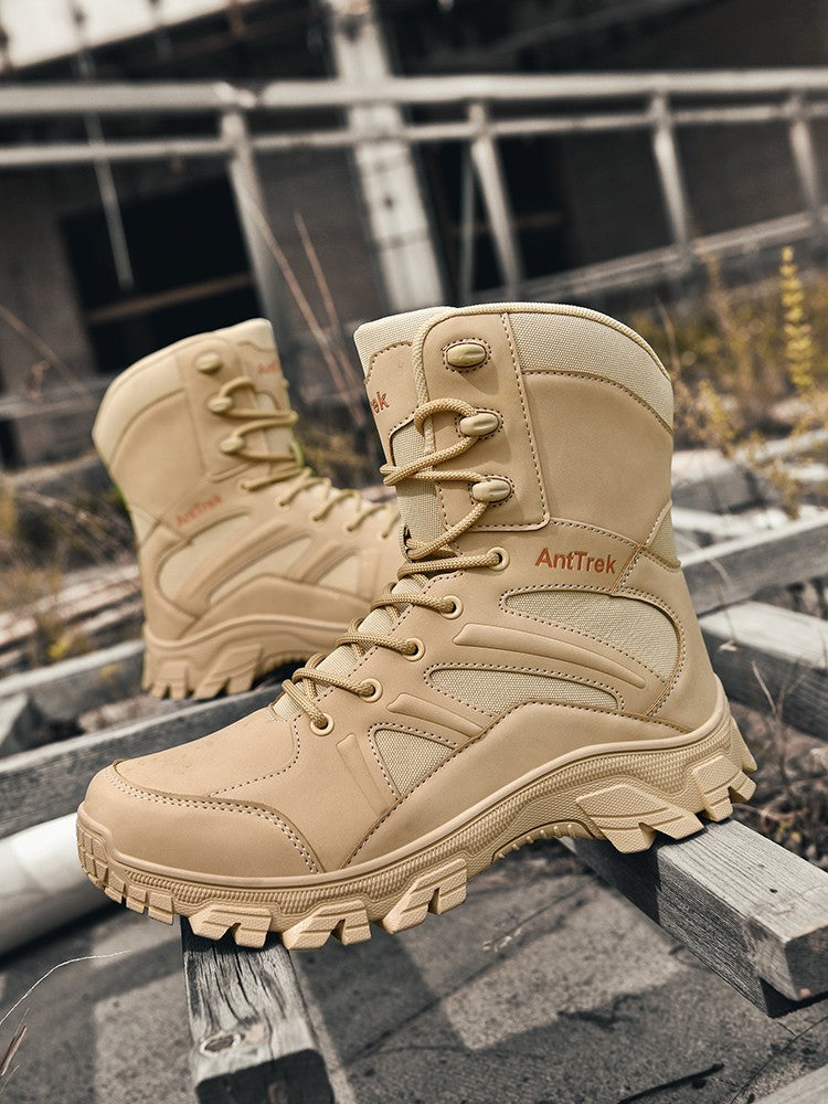 Botas de Caminhada Masculinas de Cano Alto, Casuais, Confortáveis e Quentes