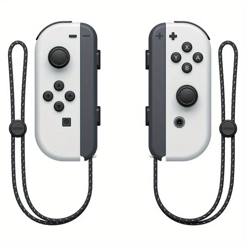 Nintendo Switch OLED Console Bundle with Mario Kart 8 Deluxe Game, White Joy-Con Controllers and Hybrid Gaming System
