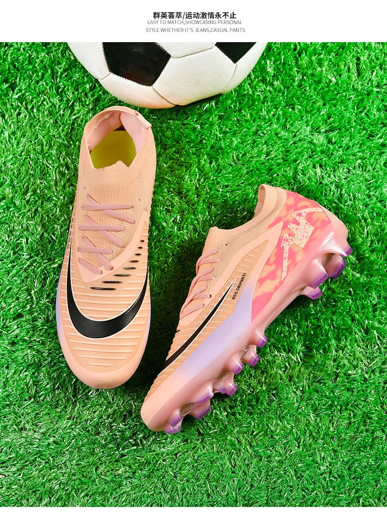 New Men Football Shoes High Quality Fast Soccer Shoes Society Cleats Professional Football Field Boots FG Sneaker Low Cut