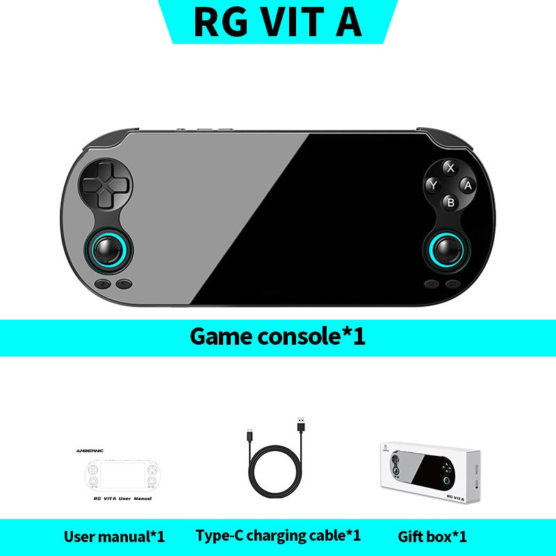 ANBERNIC RG VITA pro Handheld Game Console IPS Touchscreen 5000mAh Video Gaming Player AI Streaming Compatible RixelHK