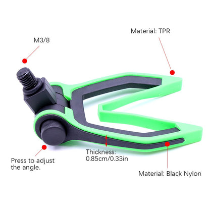 1 unidade de suporte de cabeça para vara de pesca Method Feeder com rosca M3/8 para suporte de vara de pesca de carpa.
