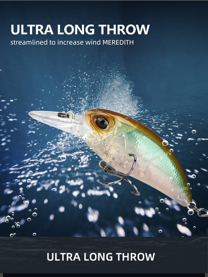 MEREDITH JERK CRANK M65 Flutuante 14g Isca Artificial Modelo Quente Isca Dura 11 Cores Wobbler Crank Qualidade Profissional Profundidade 2.0-2.5m