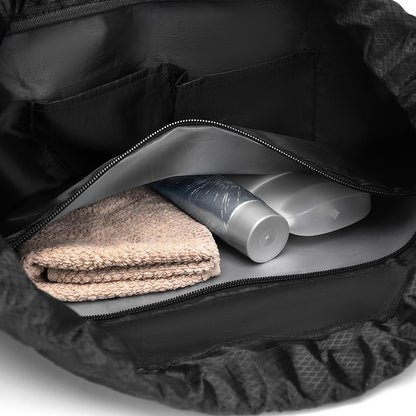 [Mochila Esportiva de Yoga e Fitness] Mochila Esportiva com Cordão de Grande Capacidade - Bolsa de Basquete e Futebol para Esportes ao Ar Livre