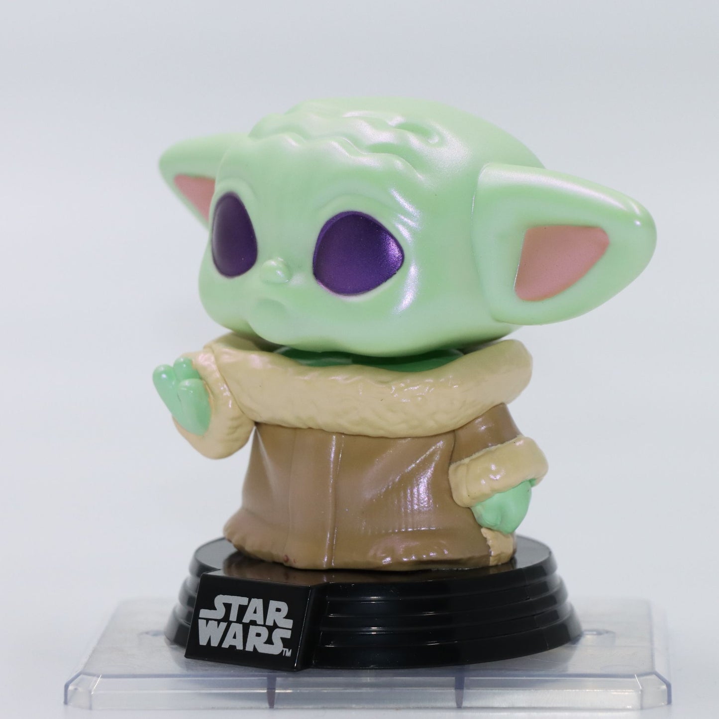Funko Pop Original Star Wars The Mandalorian Grogu #733 Colecionável Oficial Vinil Action Figure Decoração de Mesa Modelo Brinquedo Presente