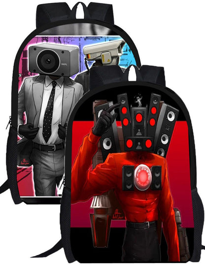 Mochila Infantil Skibidi Toilet para Crianças Mochilas Escolares para Meninos Anime Skibidi Mochila Meninas Desenho Animado Impermeável Bolsa Escolar Primária