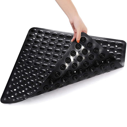 Tapete de chuveiro 53x53cm ventosa PVC antiderrapante tapete de banho quadrado para chão de chuveiro tapete de segurança antiderrapante para banheira carpete de banheiro