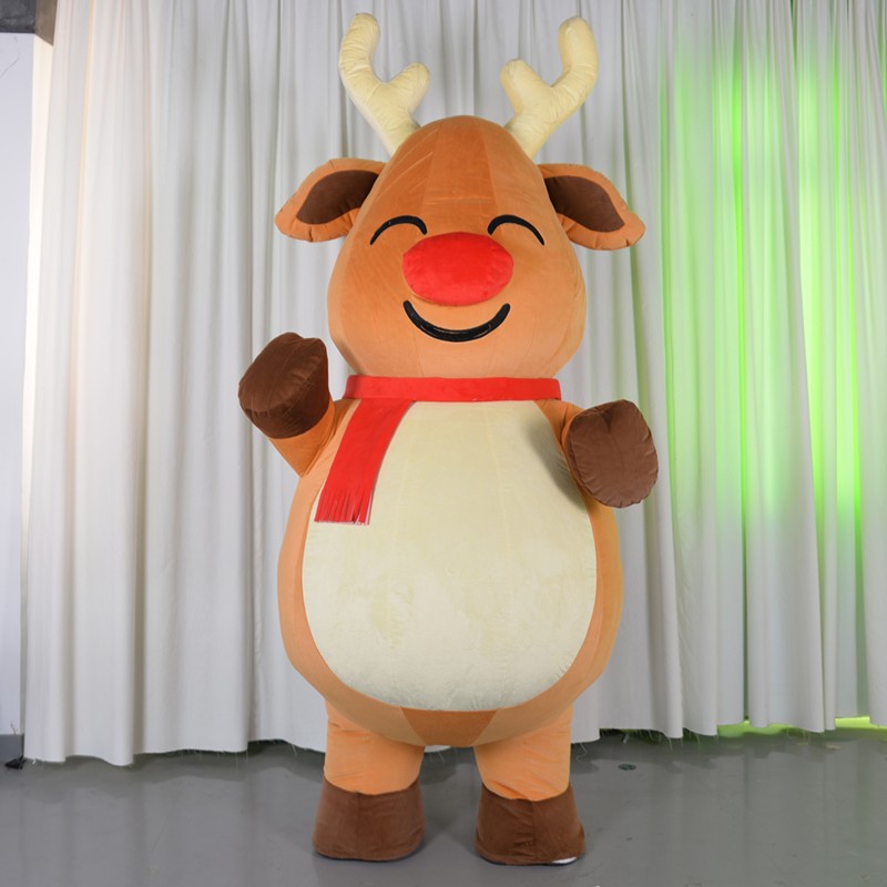 Giant Panda Inflatable Costume Street Funny Polar Bear Mascot Costume Party Role Playing Plush Inflatable Mascot Costume